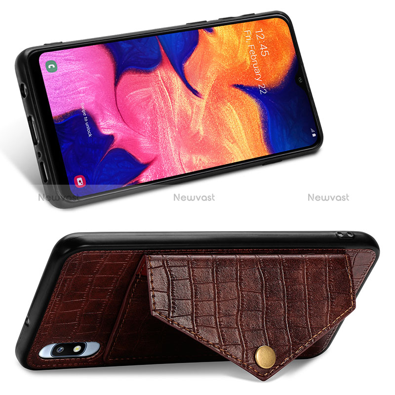 Soft Luxury Leather Snap On Case Cover S01D for Samsung Galaxy A10