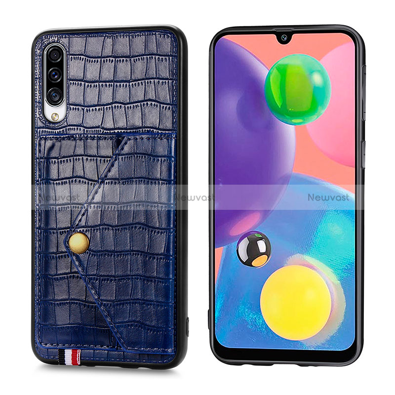 Soft Luxury Leather Snap On Case Cover S01D for Samsung Galaxy A70