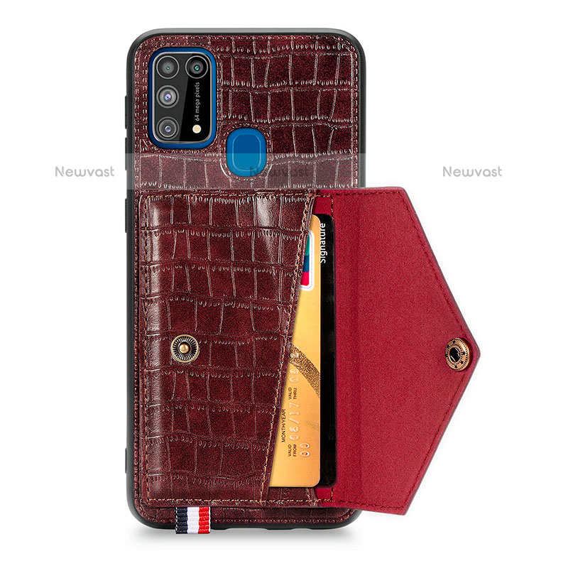 Soft Luxury Leather Snap On Case Cover S01D for Samsung Galaxy M31