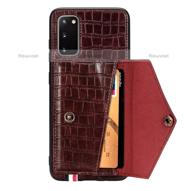 Soft Luxury Leather Snap On Case Cover S01D for Samsung Galaxy S20 5G