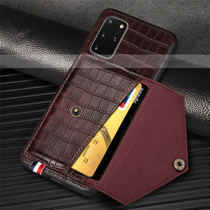 Soft Luxury Leather Snap On Case Cover S01D for Samsung Galaxy S20 Plus 5G