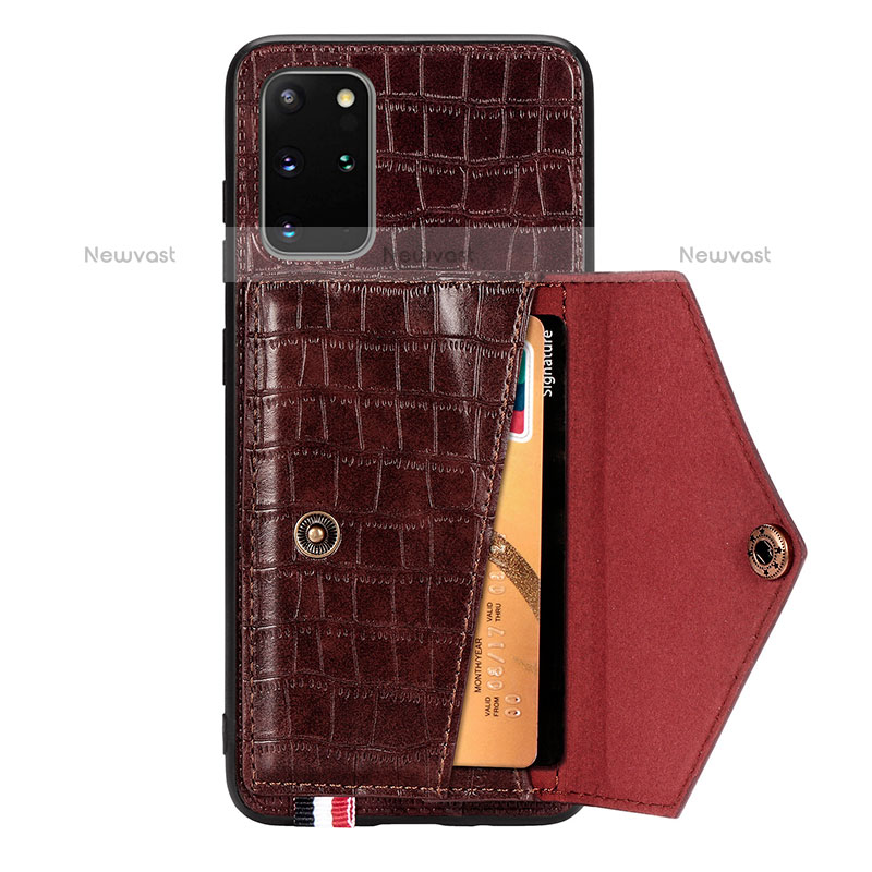 Soft Luxury Leather Snap On Case Cover S01D for Samsung Galaxy S20 Plus