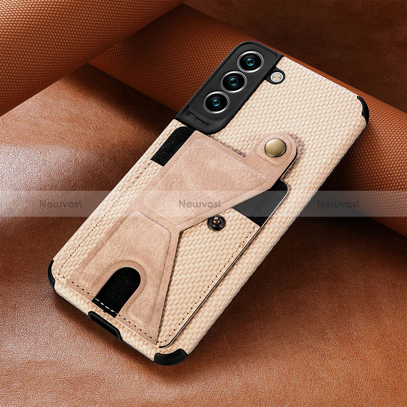 Soft Luxury Leather Snap On Case Cover S01D for Samsung Galaxy S24 Plus 5G