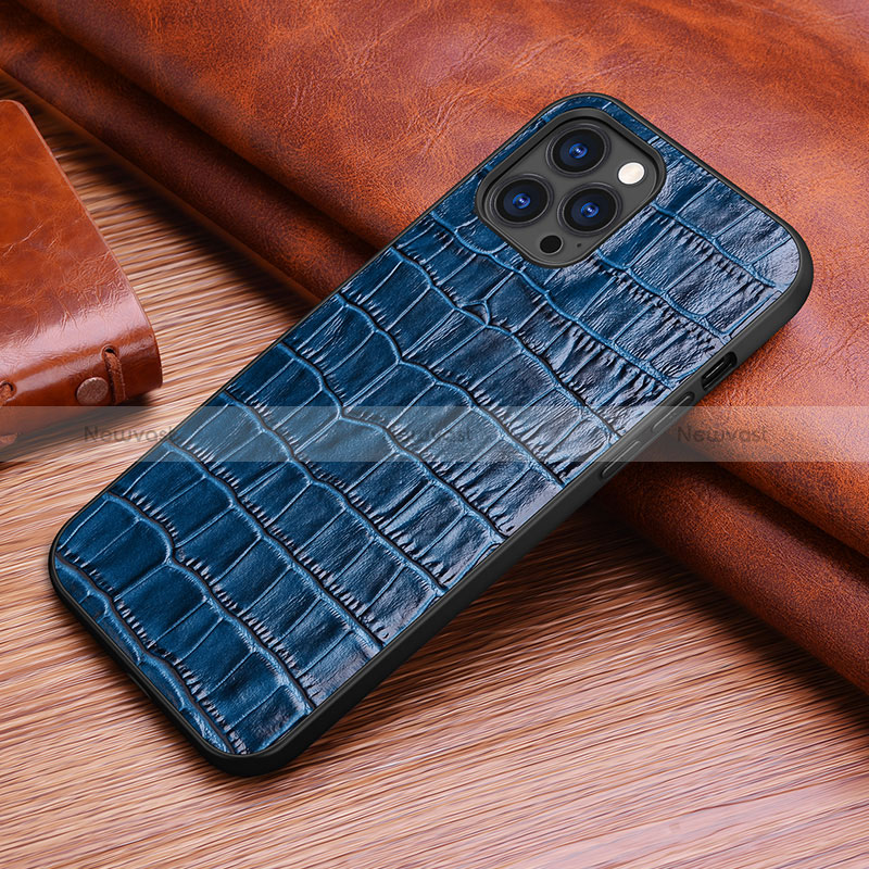 Soft Luxury Leather Snap On Case Cover S02 for Apple iPhone 14 Pro