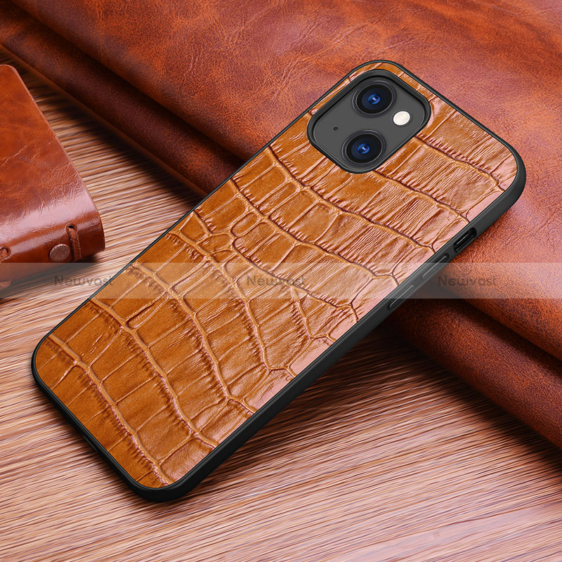 Soft Luxury Leather Snap On Case Cover S02 for Apple iPhone 15