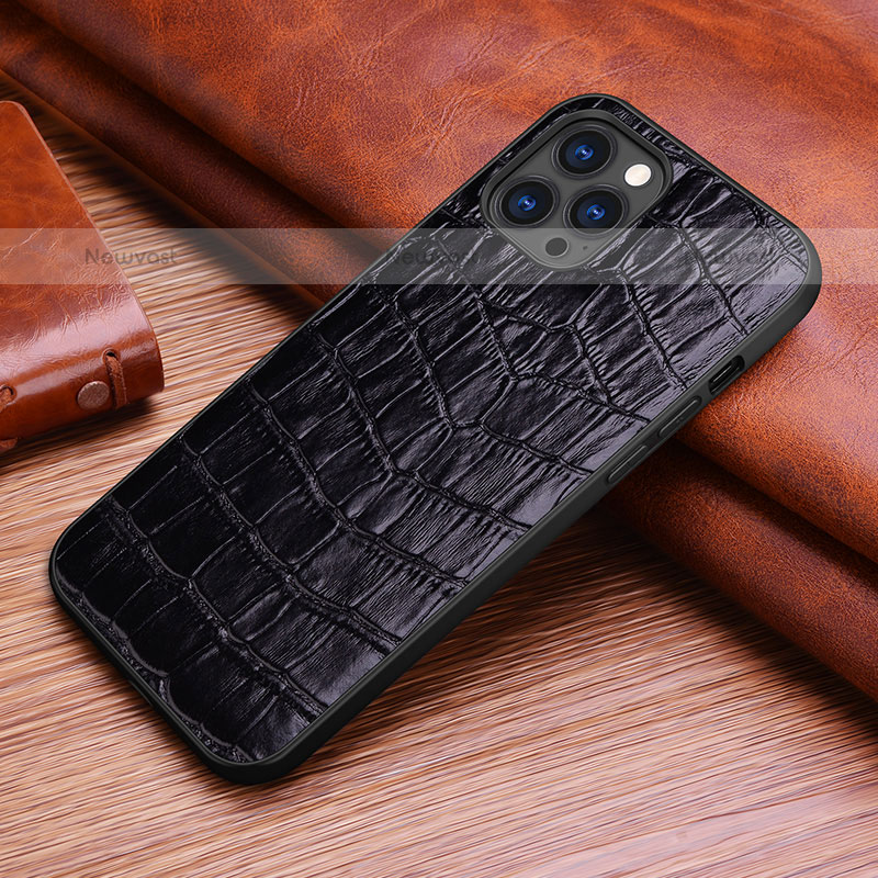 Soft Luxury Leather Snap On Case Cover S02 for Apple iPhone 15 Pro