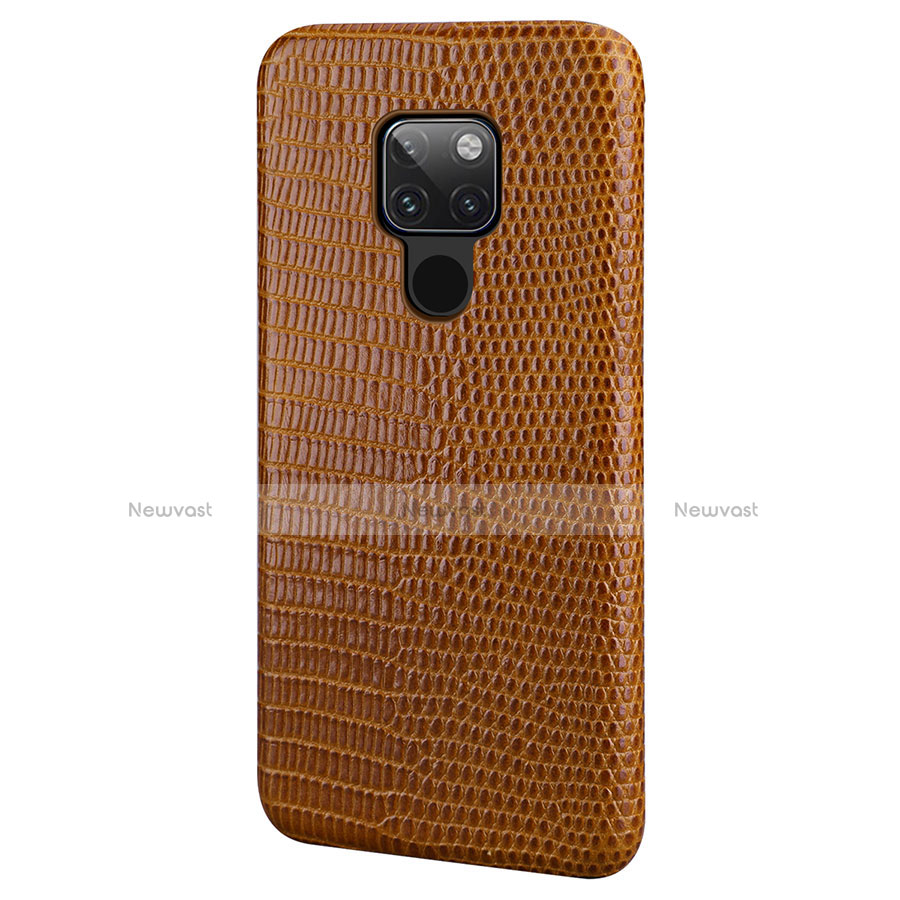 Soft Luxury Leather Snap On Case Cover S02 for Huawei Mate 20