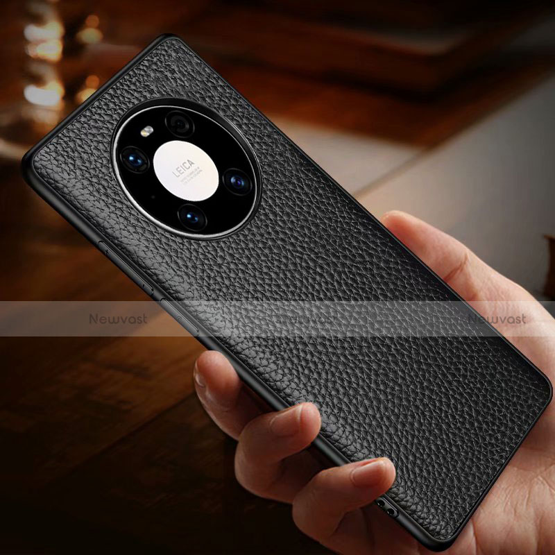 Soft Luxury Leather Snap On Case Cover S02 for Huawei Mate 40E 4G