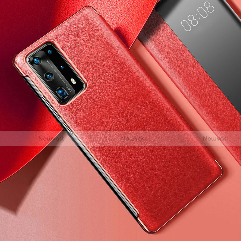 Soft Luxury Leather Snap On Case Cover S02 for Huawei P40 Pro+ Plus