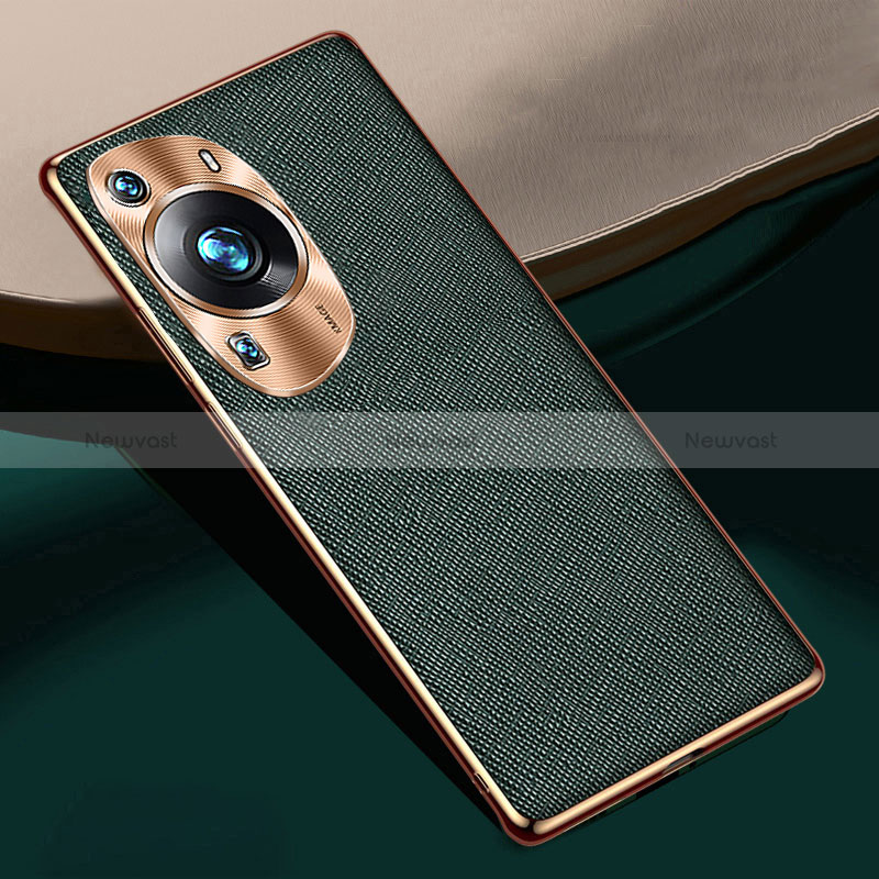 Soft Luxury Leather Snap On Case Cover S02 for Huawei P60 Pro