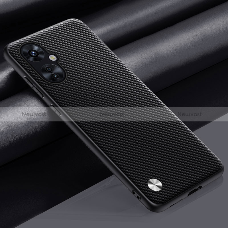 Soft Luxury Leather Snap On Case Cover S02 for Oppo K11 5G Dark Gray