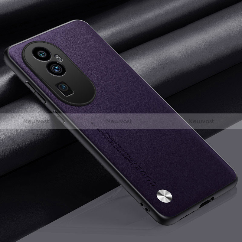 Soft Luxury Leather Snap On Case Cover S02 for Oppo Reno10 Pro+ Plus 5G