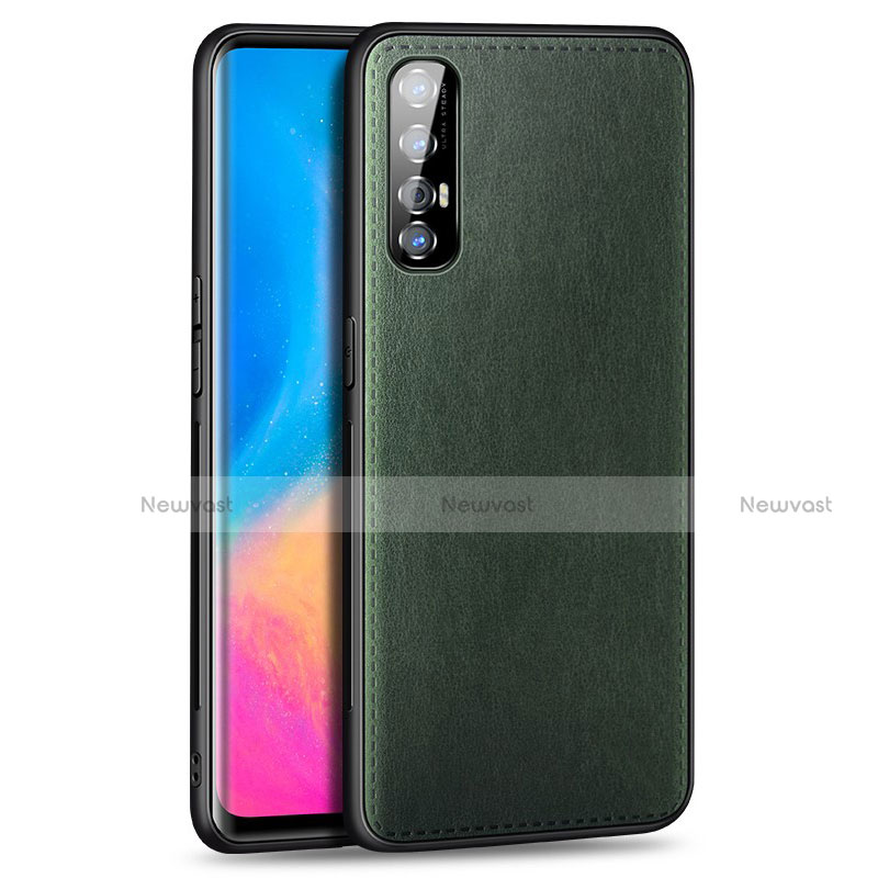 Soft Luxury Leather Snap On Case Cover S02 for Oppo Reno3 Pro