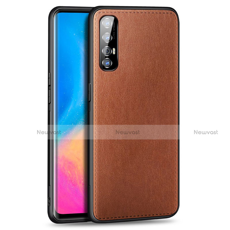 Soft Luxury Leather Snap On Case Cover S02 for Oppo Reno3 Pro