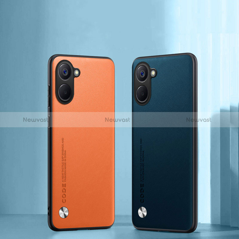 Soft Luxury Leather Snap On Case Cover S02 for Realme 10S 5G