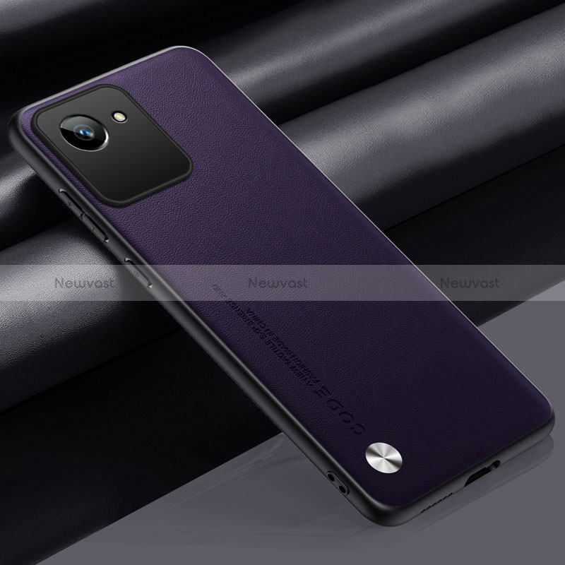 Soft Luxury Leather Snap On Case Cover S02 for Realme C30