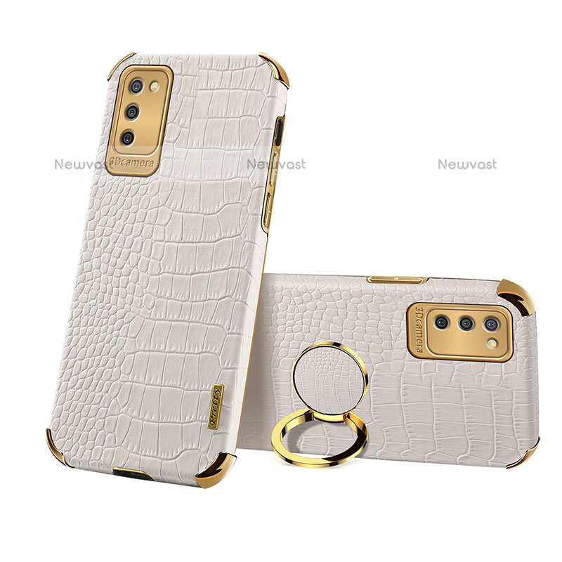 Soft Luxury Leather Snap On Case Cover S02 for Samsung Galaxy A02s