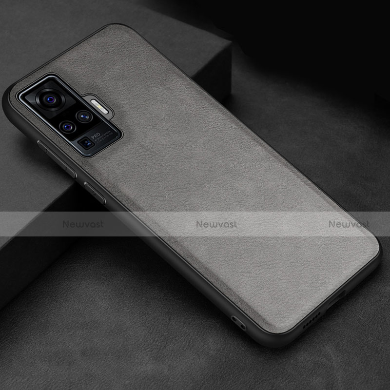 Soft Luxury Leather Snap On Case Cover S02 for Vivo X50 Pro 5G