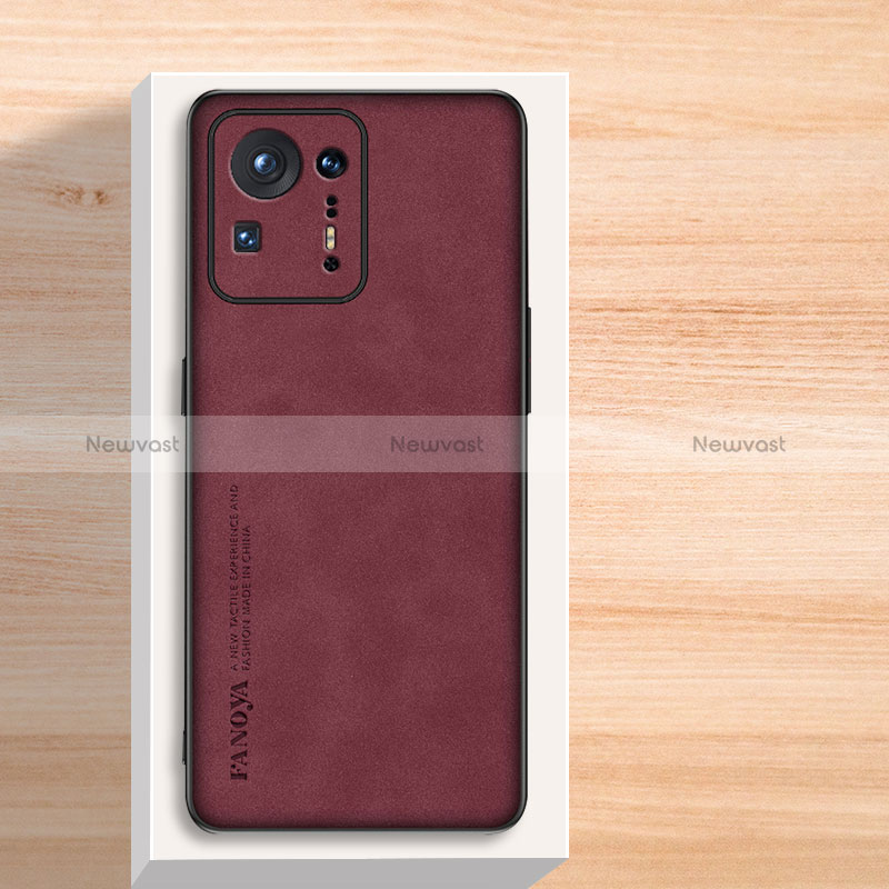 Soft Luxury Leather Snap On Case Cover S02 for Xiaomi Mi Mix 4 5G