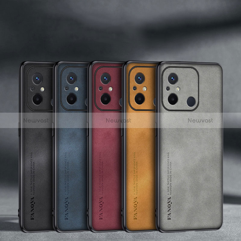 Soft Luxury Leather Snap On Case Cover S02 for Xiaomi Poco C55