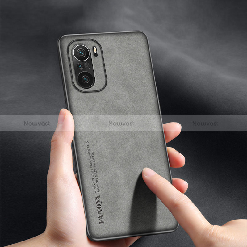 Soft Luxury Leather Snap On Case Cover S02 for Xiaomi Poco F3 5G