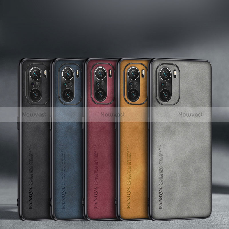 Soft Luxury Leather Snap On Case Cover S02 for Xiaomi Poco F3 5G