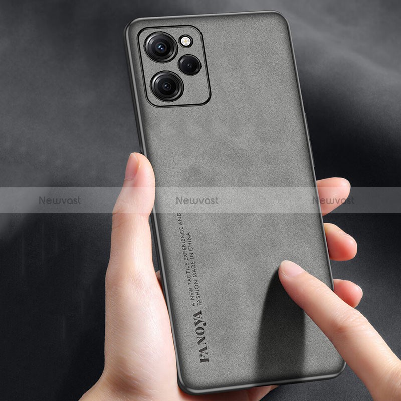 Soft Luxury Leather Snap On Case Cover S02 for Xiaomi Poco X5 Pro 5G