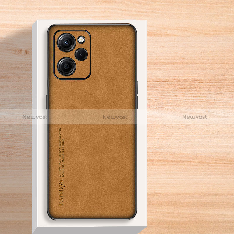 Soft Luxury Leather Snap On Case Cover S02 for Xiaomi Poco X5 Pro 5G