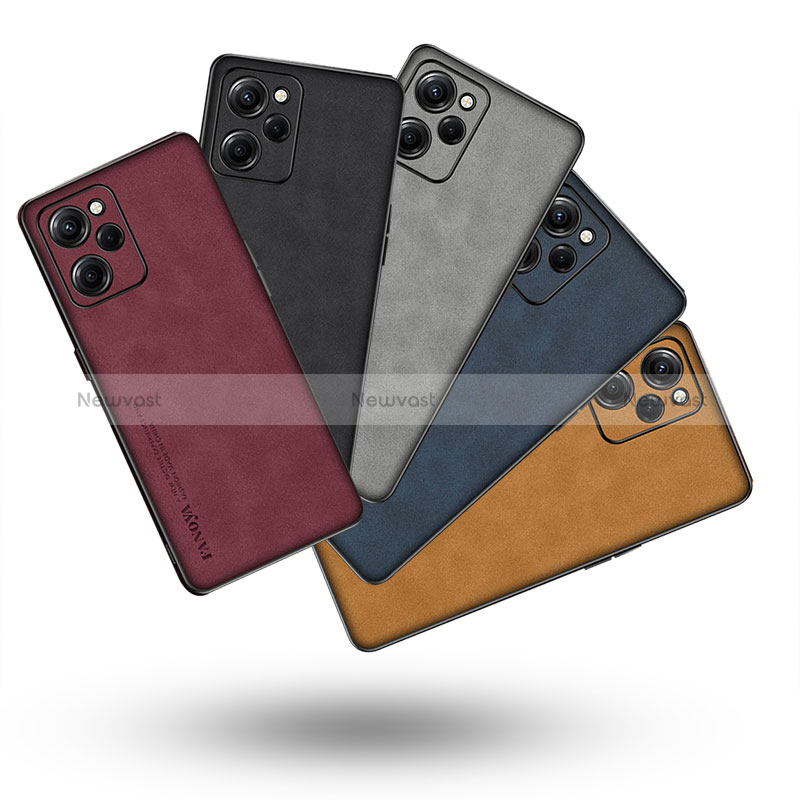 Soft Luxury Leather Snap On Case Cover S02 for Xiaomi Poco X5 Pro 5G