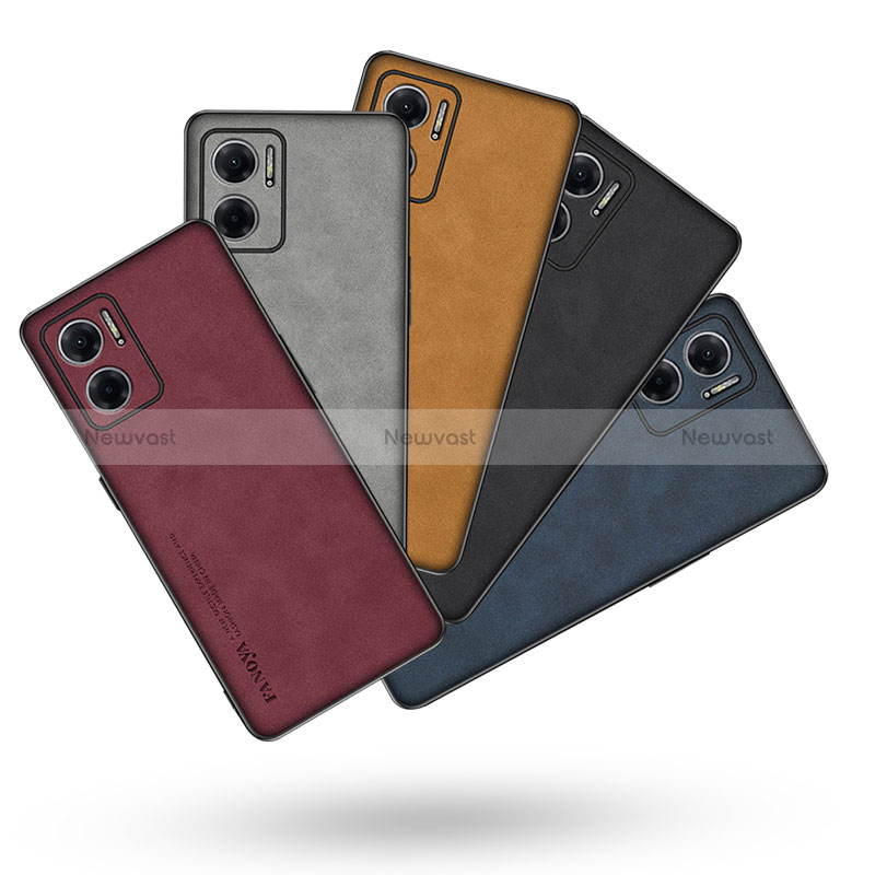 Soft Luxury Leather Snap On Case Cover S02 for Xiaomi Redmi 11 Prime 5G