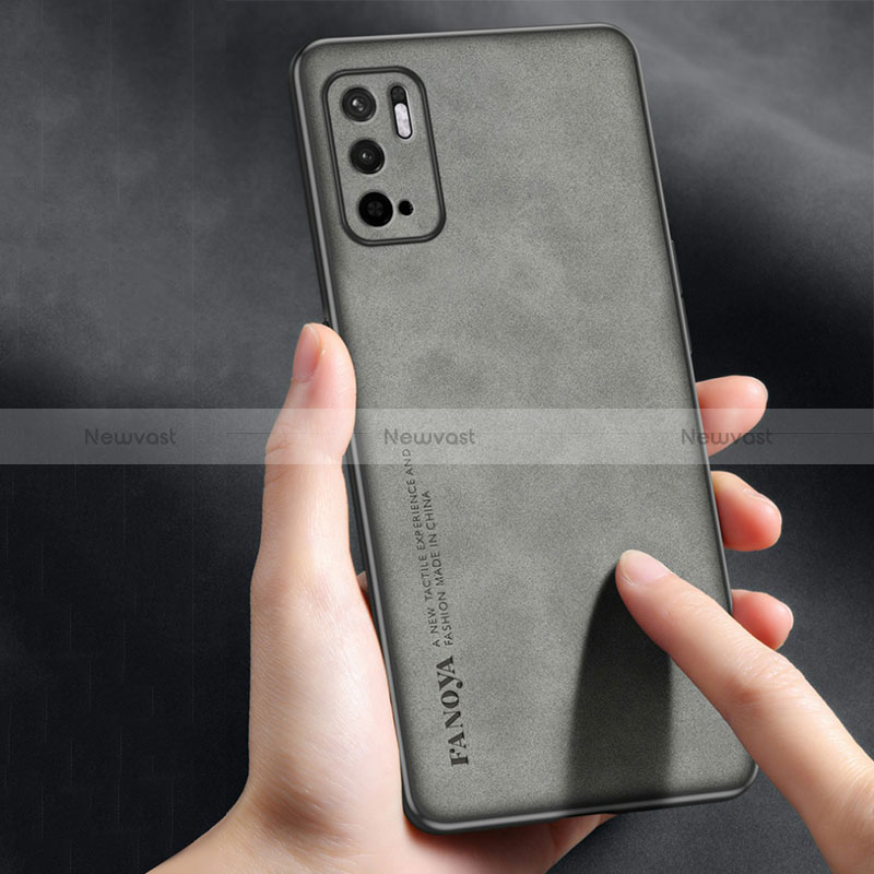 Soft Luxury Leather Snap On Case Cover S02 for Xiaomi Redmi Note 11 SE 5G