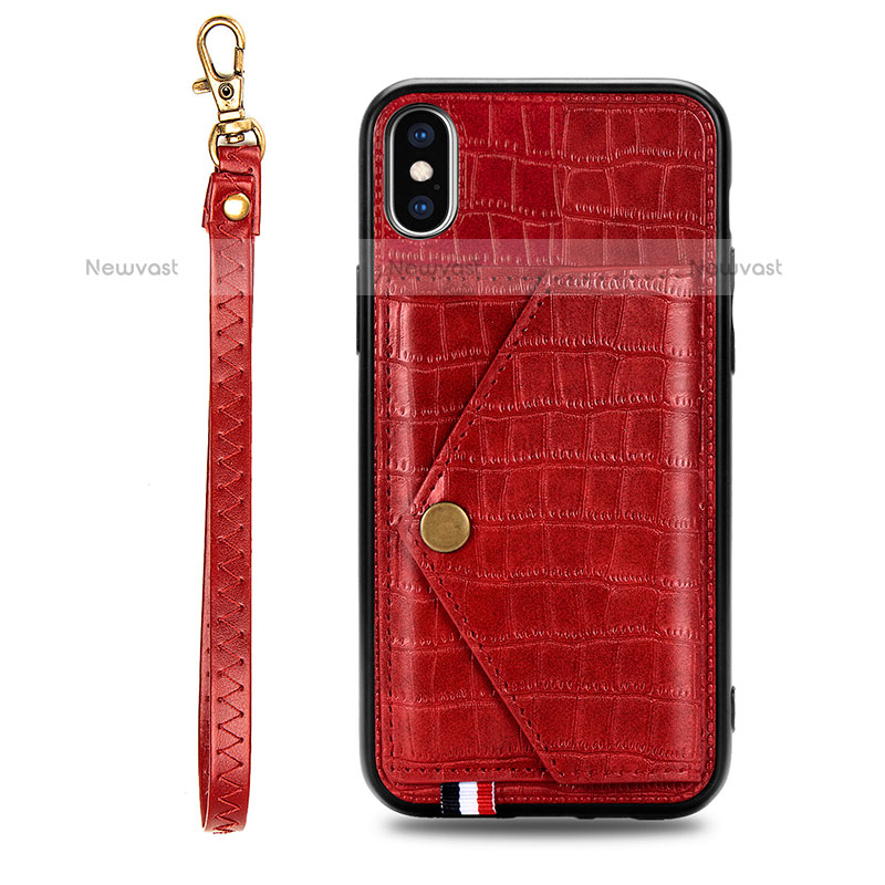 Soft Luxury Leather Snap On Case Cover S02D for Samsung Galaxy A11