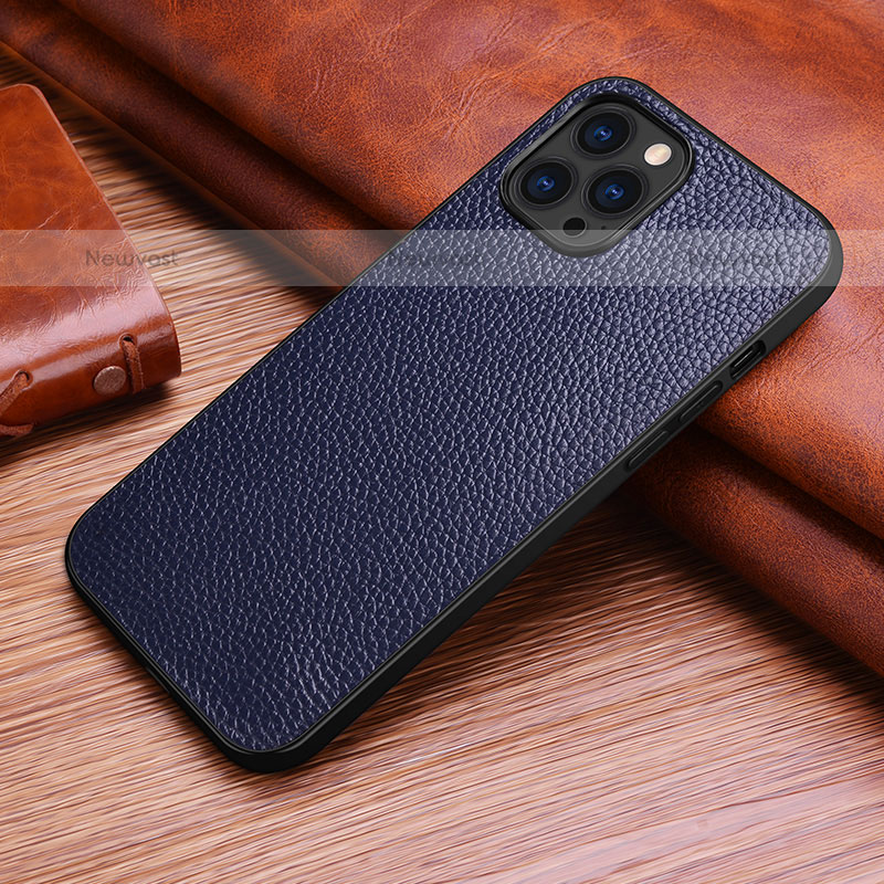 Soft Luxury Leather Snap On Case Cover S03 for Apple iPhone 15 Pro