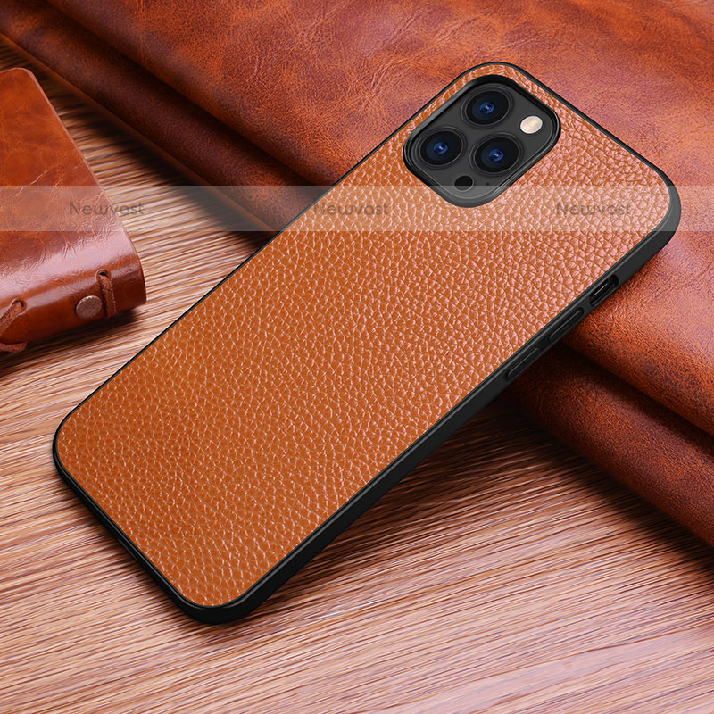 Soft Luxury Leather Snap On Case Cover S03 for Apple iPhone 15 Pro