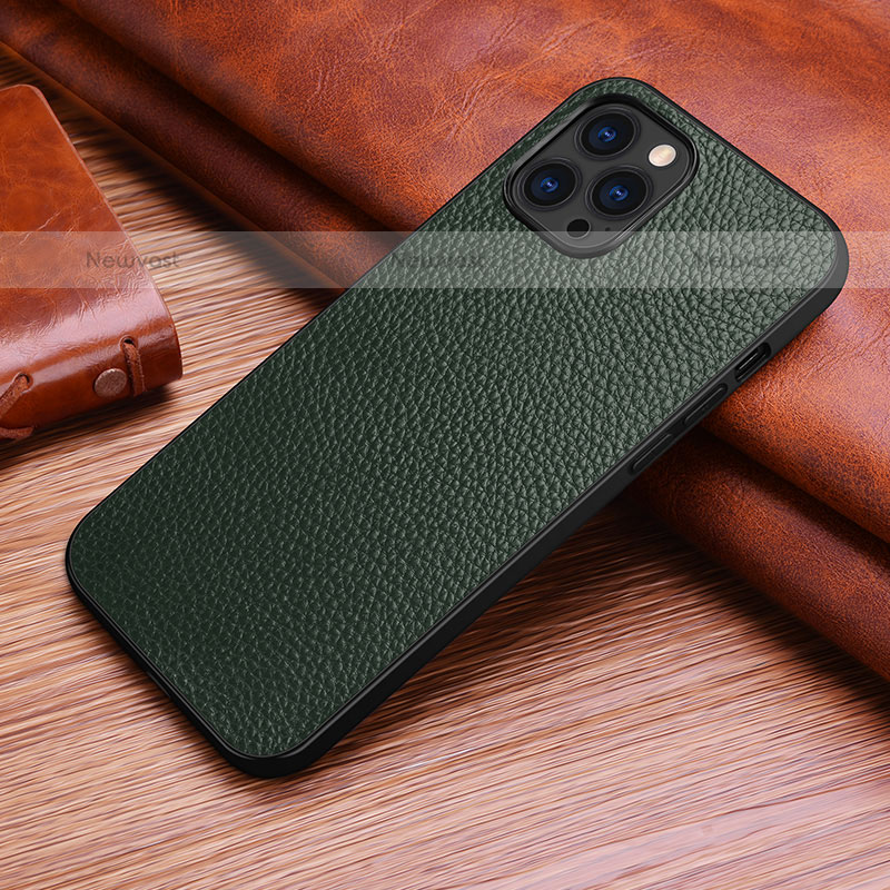 Soft Luxury Leather Snap On Case Cover S03 for Apple iPhone 15 Pro