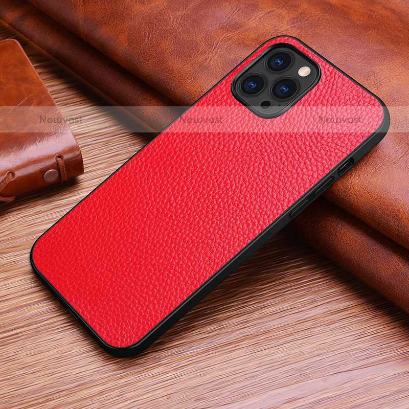 Soft Luxury Leather Snap On Case Cover S03 for Apple iPhone 15 Pro