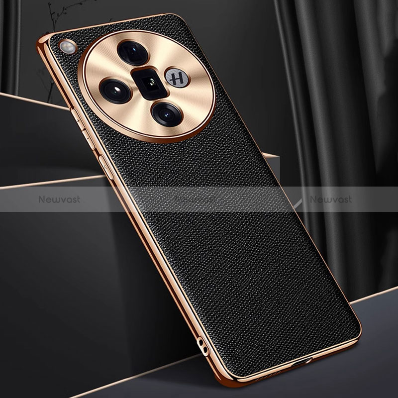 Soft Luxury Leather Snap On Case Cover S03 for Oppo Find X7 5G