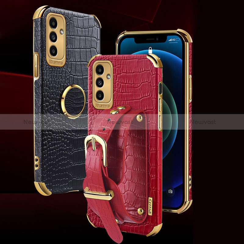 Soft Luxury Leather Snap On Case Cover S03 for Samsung Galaxy A04s