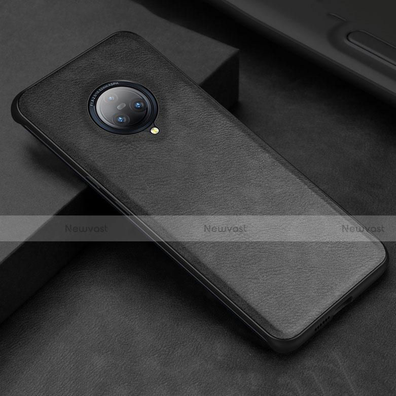 Soft Luxury Leather Snap On Case Cover S03 for Vivo Nex 3S Black