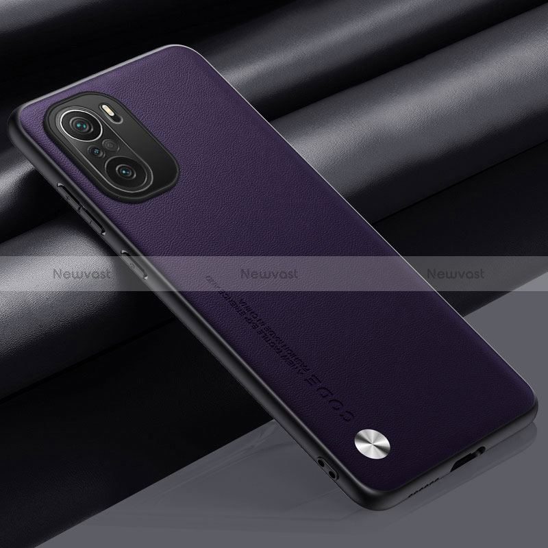 Soft Luxury Leather Snap On Case Cover S03 for Xiaomi Mi 11X 5G Purple