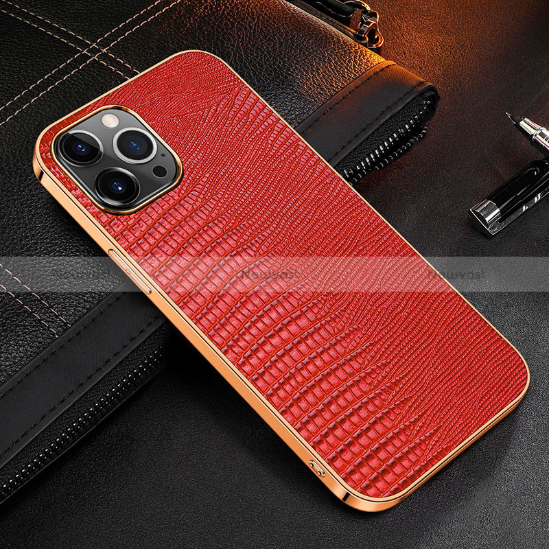 Soft Luxury Leather Snap On Case Cover S04 for Apple iPhone 14 Pro