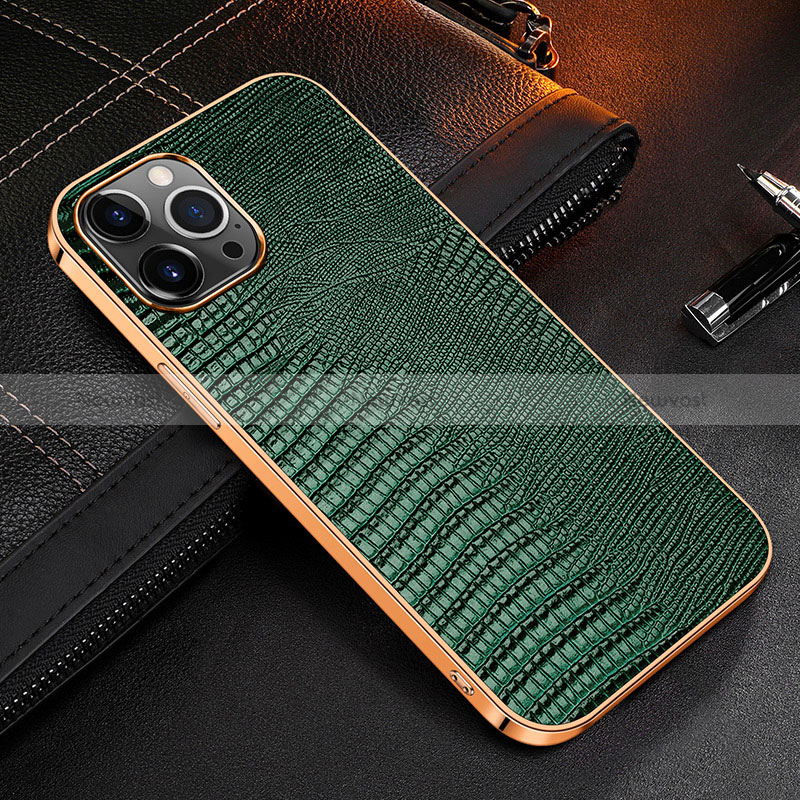 Soft Luxury Leather Snap On Case Cover S04 for Apple iPhone 14 Pro