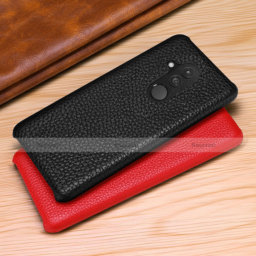 Soft Luxury Leather Snap On Case Cover S04 for Huawei Mate 20 Lite