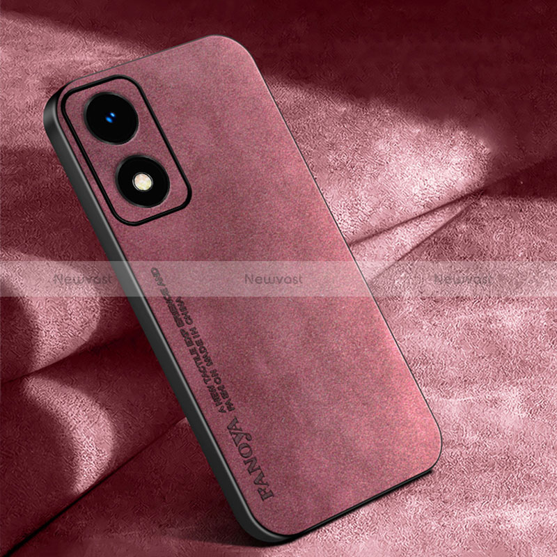 Soft Luxury Leather Snap On Case Cover S04 for Oppo A2x 5G