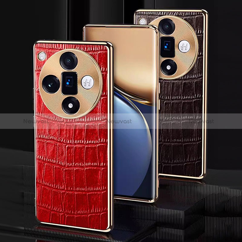 Soft Luxury Leather Snap On Case Cover S04 for Oppo Find X7 Ultra 5G