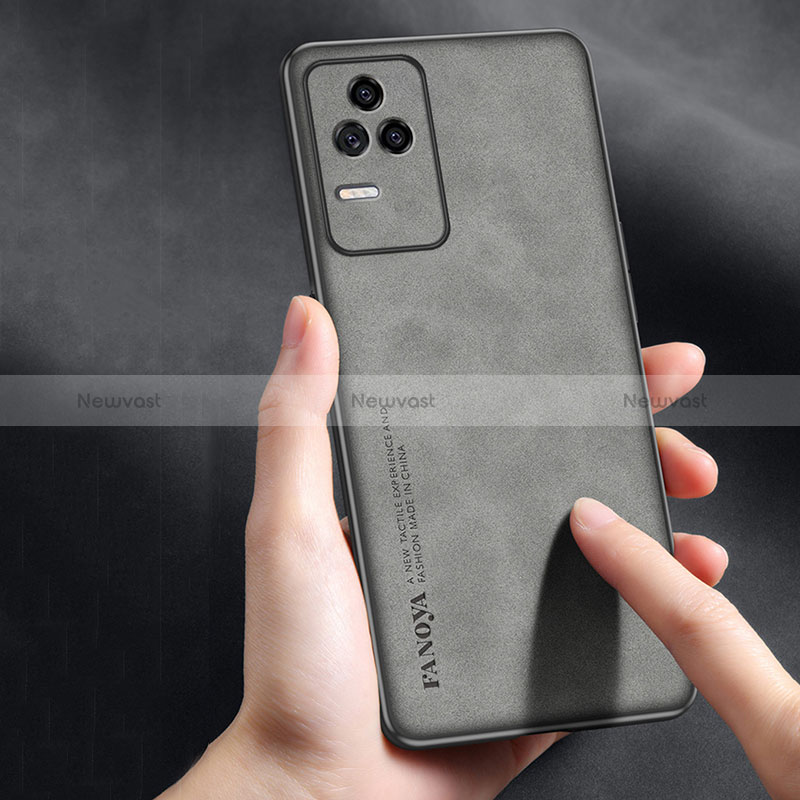 Soft Luxury Leather Snap On Case Cover S04 for Xiaomi Poco F4 5G