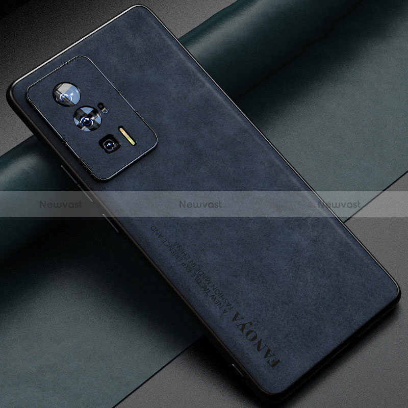 Soft Luxury Leather Snap On Case Cover S04 for Xiaomi Poco F5 Pro 5G