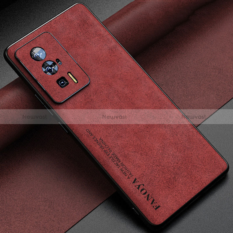 Soft Luxury Leather Snap On Case Cover S04 for Xiaomi Poco F5 Pro 5G