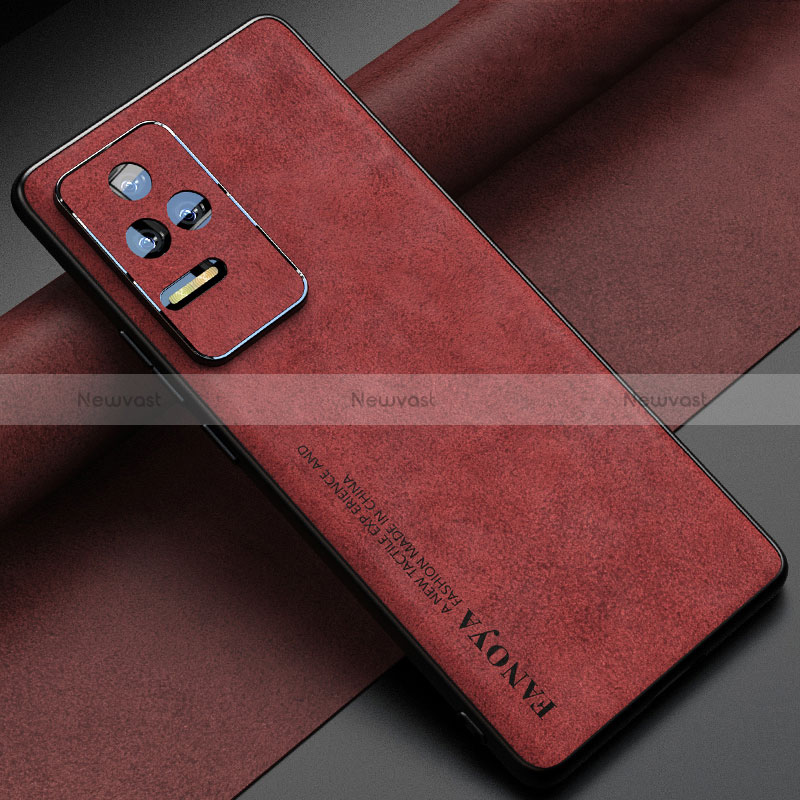 Soft Luxury Leather Snap On Case Cover S04 for Xiaomi Redmi K50 5G