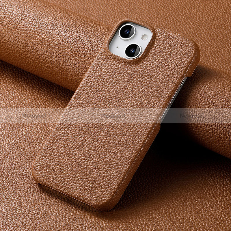 Soft Luxury Leather Snap On Case Cover S04D for Apple iPhone 13